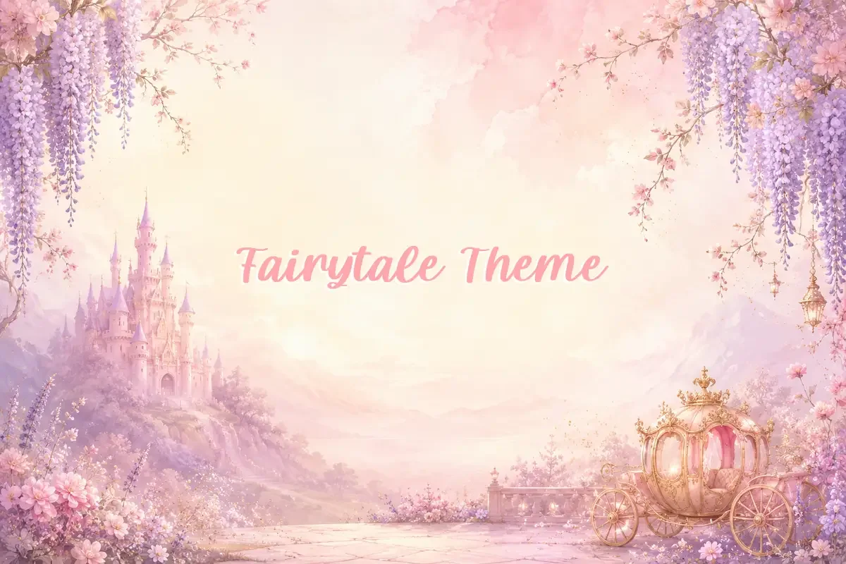 Fairytale Dream invitation theme